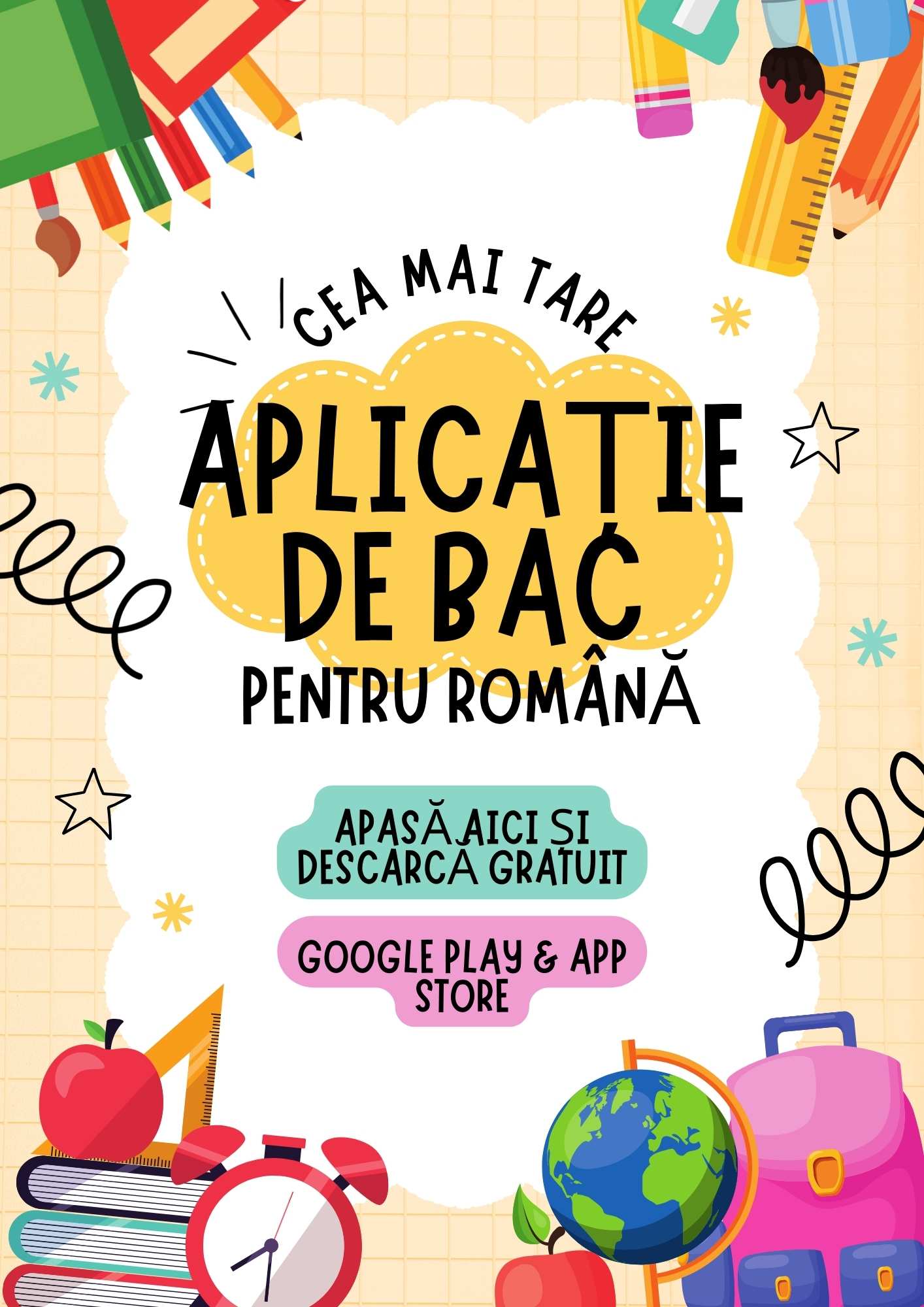 Instalează aplicația BacRomână