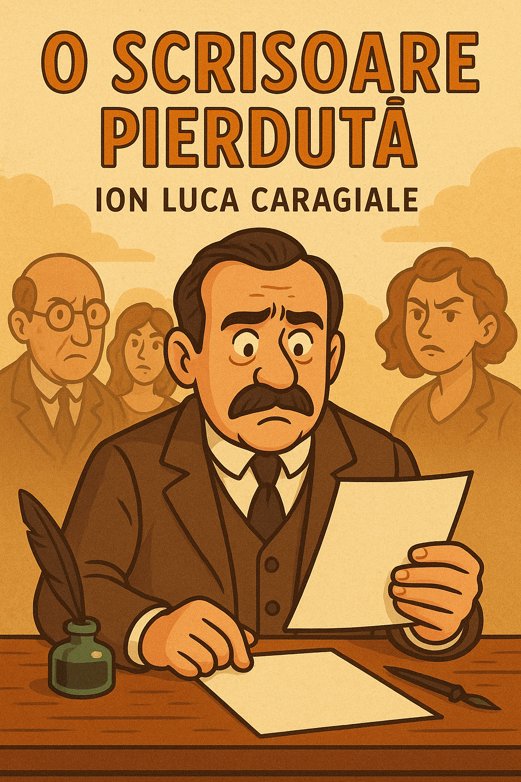 Coperta „O scrisoare pierdută”
